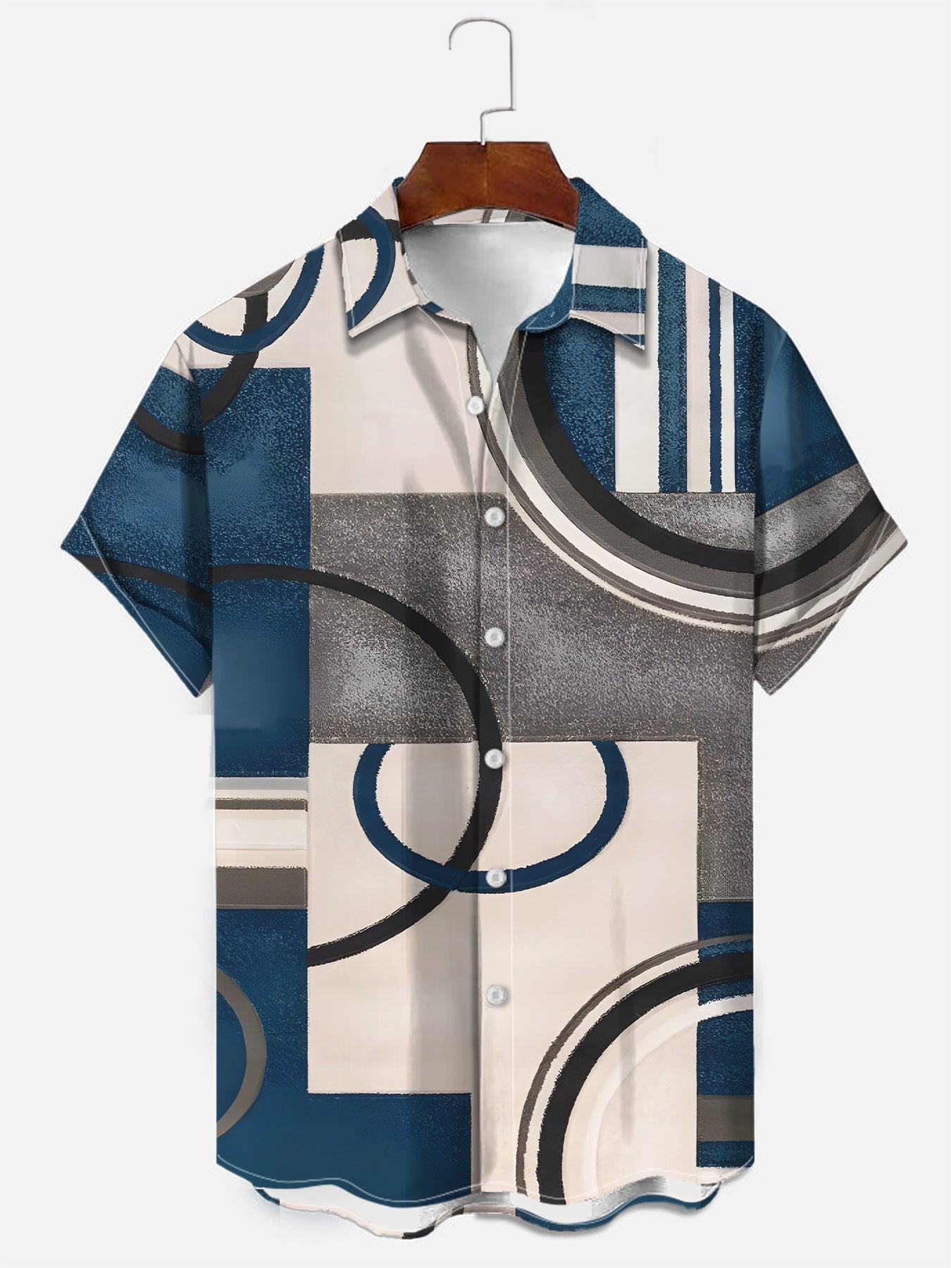 Digital Printing Men's 3d Casual Shirt