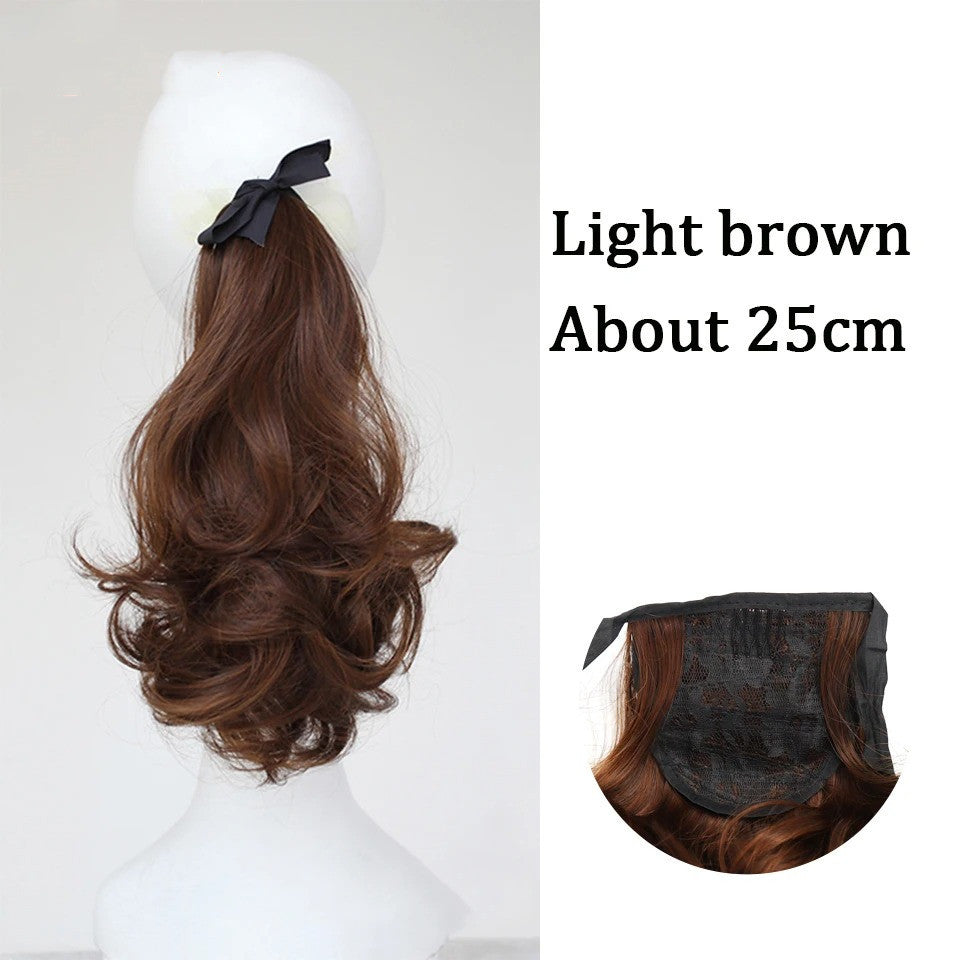 Synthetic Drawstring Long Wavy Ponytail for Women