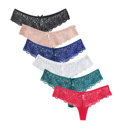 Women's Fashion Lace Solid Colour Panties