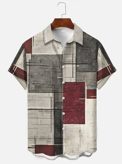 Digital Printing Men's 3d Casual Shirt