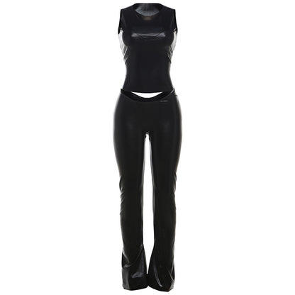 Women's Clothing Fashion Street Round Neck Suit